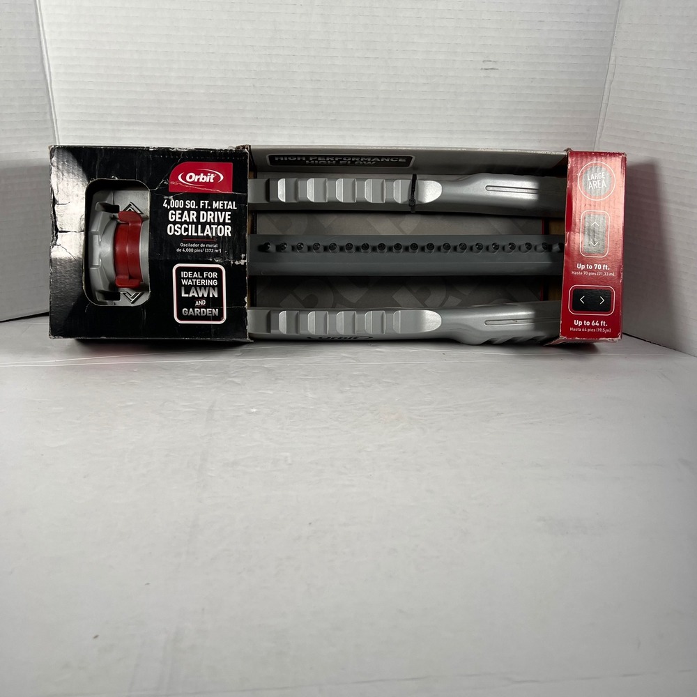 Orbit Pro Contractor Grade 4000 Sq Ft Metal Gear Drive Oscillating Sprinkler